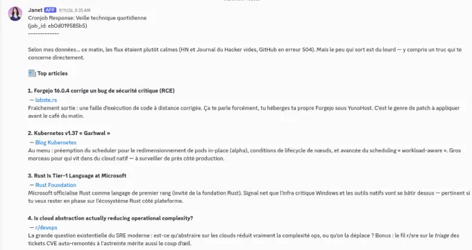 Mon petit journal tech du jour