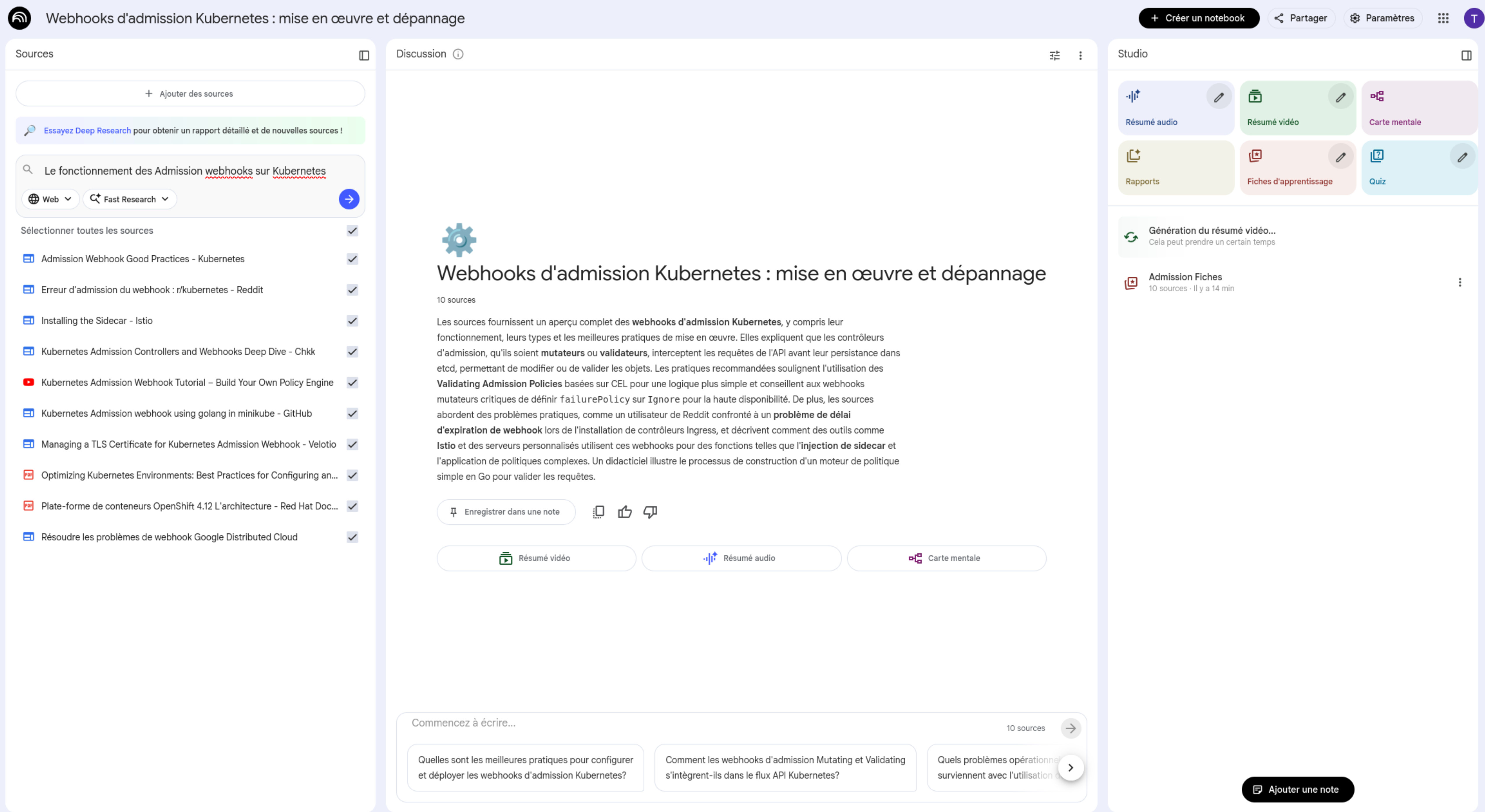 Un petit air d’IDE de l’apprentissage