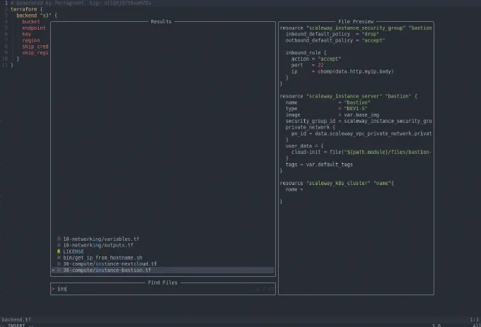 Telescope est vraiment une star sous Neovim